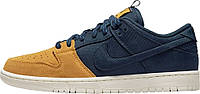 Кроссовки Nike DUNK SB LOW "DESERT OCHRE" темно-сине-коричневые DX6775-400