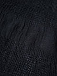 Шарф-снуд жіночий весна-осінь однотонний Без бренду 190х80 см Чорний, фото 10