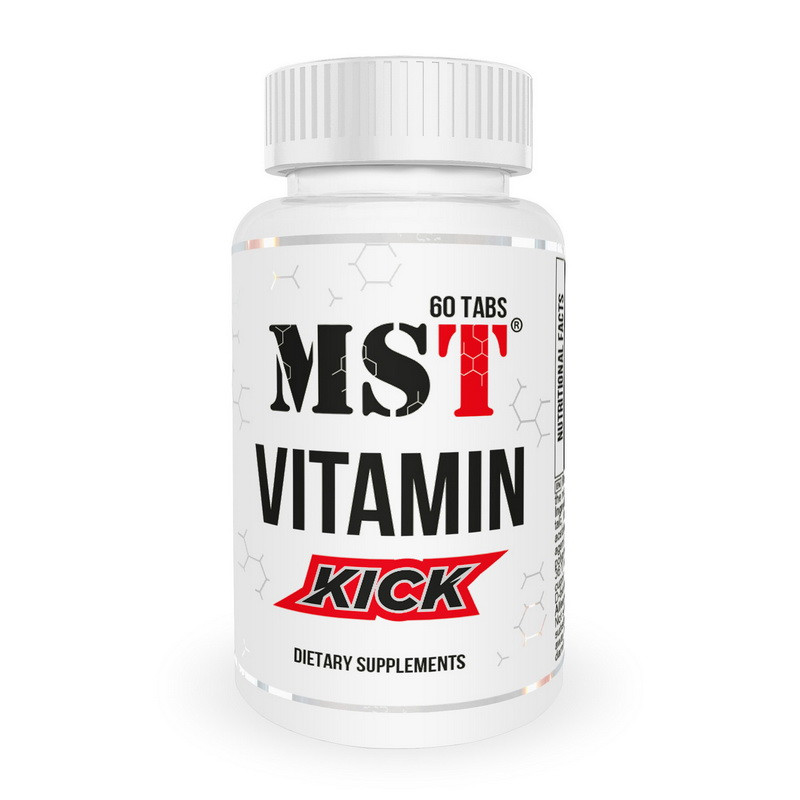 Комплекс вітамінів MST Vitamin Kick 60 таблеток, фото 1