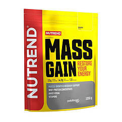 Гейнер для набирання маси Nutrend Mass Gain 1050 г vanilla