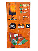 Пластины для электрофумигатора KRA DEO SUPER против комаров и других летающих насекомых, 10 шт (000017)