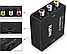 Конвертер AV на HDMI, RCA HDMI з додатковим живленням USB чорний (AV2HDMI), фото 4