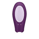 Смарт-вібратор для пар Satisfyer Double Joy Violet (м'ята упаковка!!!), фото 5