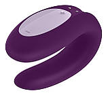Смарт-вібратор для пар Satisfyer Double Joy Violet (м'ята упаковка!!!), фото 6