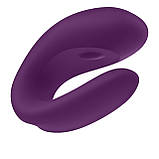 Смарт-вібратор для пар Satisfyer Double Joy Violet (м'ята упаковка!!!), фото 7