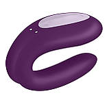 Смарт-вібратор для пар Satisfyer Double Joy Violet (м'ята упаковка!!!), фото 8