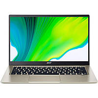 Ноутбук Acer 14 Swift 1 SF114-34 1920x1080/Intel Pentium Silver N6000/8 ГБ/256 ГБ/Dos/Gold (NX.A7BEU.00P)