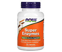 Натуральные ферменты для пищеварения NOW Foods (Super Enzymes) 90 шт