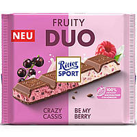 Шоколад Ritter Sport Fruity Duo (Йогурт Малина Смородина) 218г