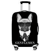 Чехол для чемодана Turister Gentlemen Dog L Разноцветный (Gtd_227L) EV, код: 7471178