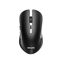 Мышь беспроводная Philips M525 с подключением USB 2.4ГГц, аккумулятором и 1600 DPI, black