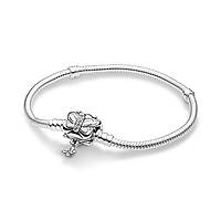 Серебряный браслет Pandora Moments Бабочка 597929CZ 19 TS, код: 7359969