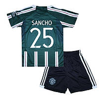 Детская футбольная форма SANCHO 25 Манчестер Юнайтед 2023-2024 Adidas Away 135-145 см (set3420_119518)