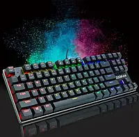 Механическая игровая клавиатура с подсветкой Metoo Z56 RGB клавиатура механическая для игр с подсветкой