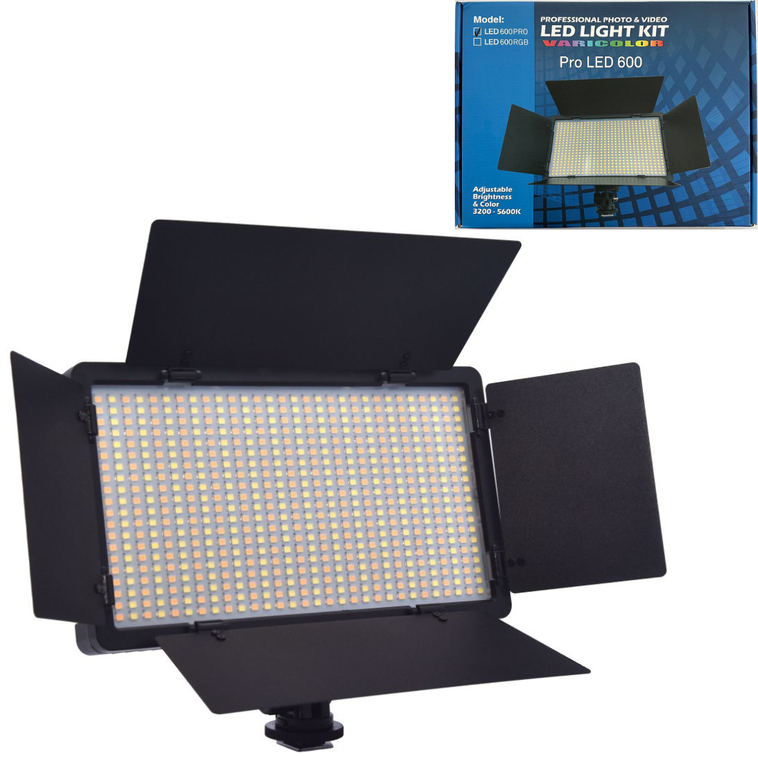 Відеосвітло LED освітлювач Varicolor PRO LED U600+ (3200-5600K) Повна комплектація