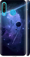 Чехол 3d пластиковый матовый Endorphone Huawei P30 Lite Планеты в синем космосе (171m-1651-26 TS, код: 7966734
