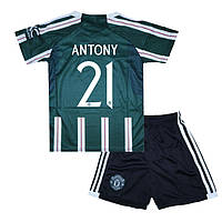 Детская футбольная форма ANTONY 21 Манчестер Юнайтед 2023-2024 Adidas Away 125-135 см (set3420_119516)