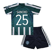Детская футбольная форма SANCHO 25 Манчестер Юнайтед 2023-2024 Adidas Away 145-155 см (set3420_119518)