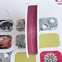 2 шт Трос ювелирный, многожильный, светло розовый, 0,38 мм, 90 м/катушка Код/Артикул 192 TR-010_038