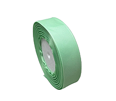 Репсова стрічка 2,5 см-ОПТ, колір тіффані, рулон 23 м, тіффані