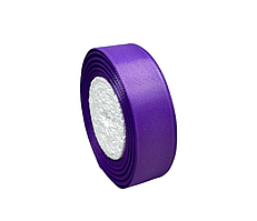 Репсова стрічка 2,5 см, колір -темно-ліловий, 18 метрів, темно-ліловий