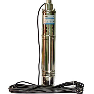 Глібінний насос для свердловіні занурювальний шнековий Водомет в колодязь Vodomet 4 QGD 2.1-100-0.55 кВт Код/Артикул 6 Vodomet
