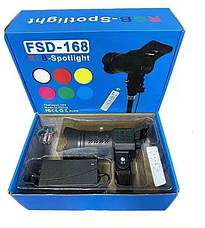 Студійний прожектор з регулюванням кольору FSD-168 RGB Відеосвітло кольорове для фото та відео, фото 4
