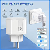 Wi-Fi розетка с функцией мониторинга и измерения потребляемой мощности до 16A приложение Ewelink