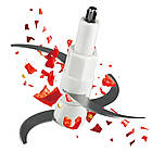 Подрібнювач кухонний 800Вт, 2л, RAF R7009 / Чоппер / Блендер подрібнювач для кухні / Міні комбайн, фото 6