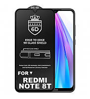 Защитное стекло 6D для Redmi Note 8T / противоударное стекло на редми нот 8т