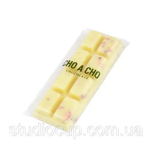 Шоколад бельгійський CHO A CHO "Полуниця" Популярна 30 г