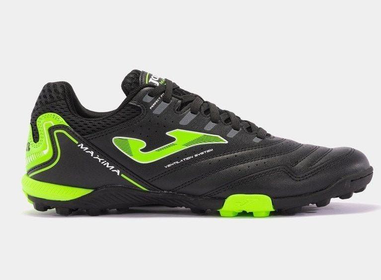 Кросівки футбольні бампи Joma MAXIMA MAXS2401TF р. 41 сороконіжки футбольні чорні шиповки, фото 1