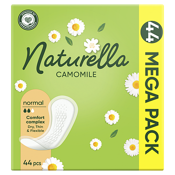 NATURELLA Щоденні гіг. прокл. ароматизовані Camomile Normal Trio 44шт