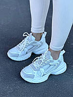 Кросівки жіночі білі з бежевими вставками 37, 40