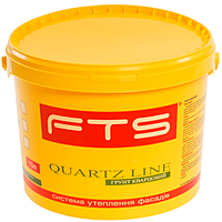 Грунт фарба силіконовий FTS Quartz Line Silicone кварцовий під декоративну штукатурку відро 10 літрів