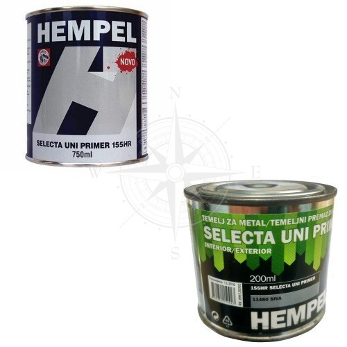Ґрунт Selecta UNI Primer темно-сірий 0.2/0.75 літра Hempel судновий для човна і катера
