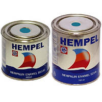 Краска HEMPALIN ENAMEL, голубая (Blue), 0,2/0,75 л, Hempel.