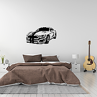 Вінілова інтер'єрна наклейка кольорова декор на стіну, шпалери та інші поверхні "Мустанг. Авто" з Оракалу