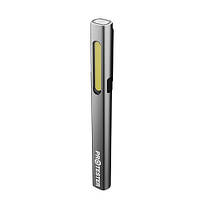 Фoнapь cвeтoдиoдный aлюминиeвый (COB+LED) Pen Light (Made in GERMANY) L-0204W PROTESTER