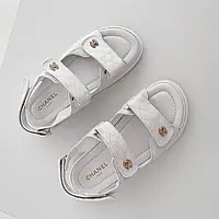 Chanel Sandals White