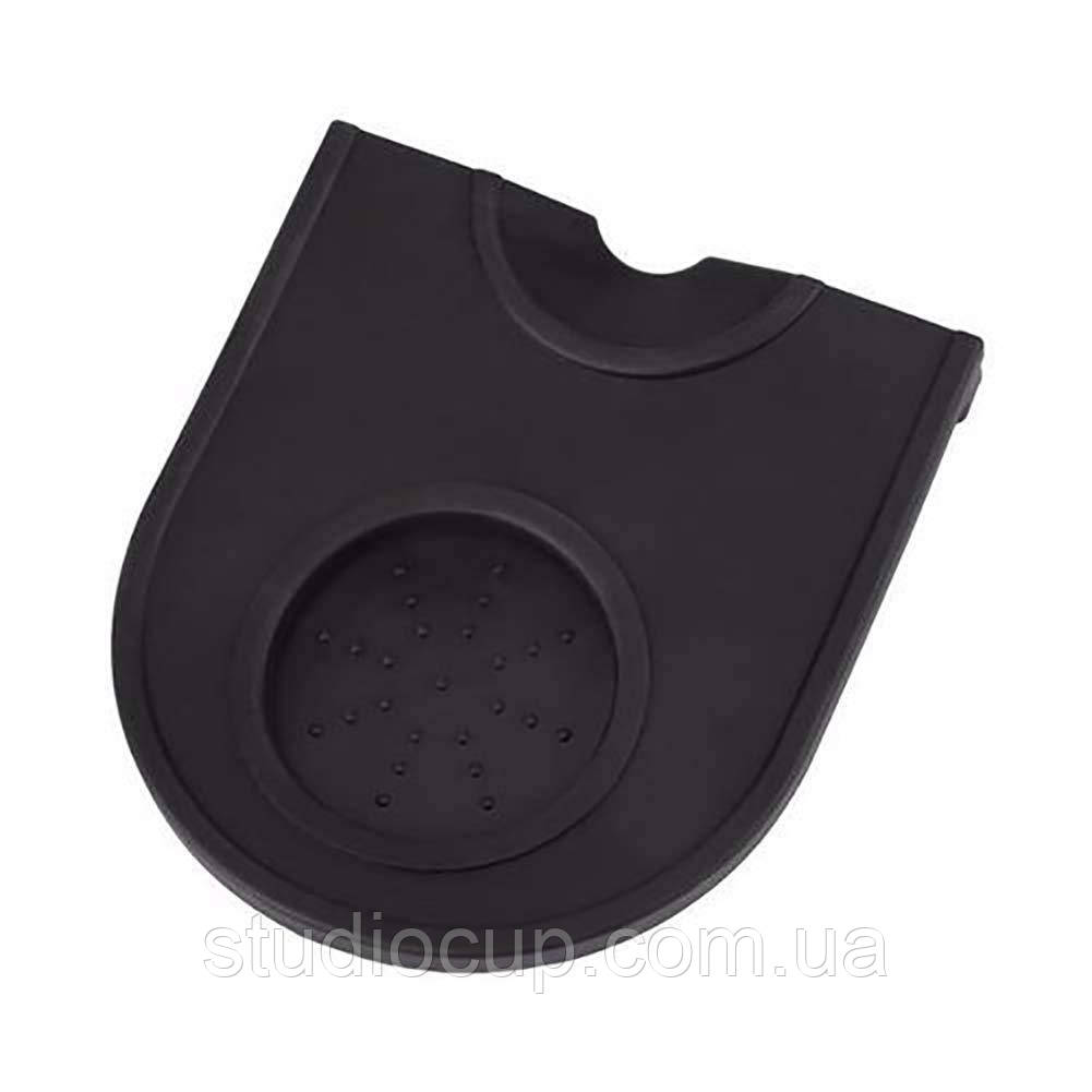 Килимок кутовий для темперування кави B.A.R. 14x12.5 см, чорний