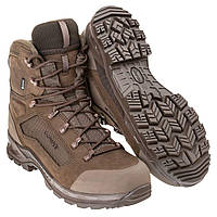 Тактические оригинальные ботинки Lowa Breacher N GTX MID-темно-коричневые,армейские демисезонные берцы лова