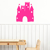 Вінілова інтер'єрна наклейка кольорова декор з оракалу на стіну, шпалери та інші поверхні "Замок"
