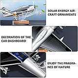Сувенір модель літака анімація в машину. Solar Airplane. Автомобільний дифузор ефірної олії 2, фото 9