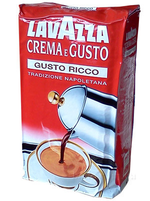 Кава італійська мелена Lavazza Crema e Gusto Ricco 250 г.