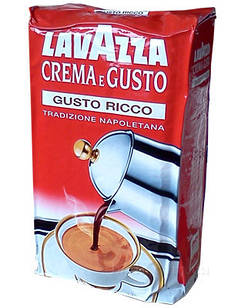 Кава італійська мелена Lavazza Crema e Gusto Ricco 250 г.