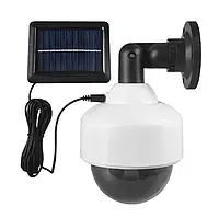 Уличный светодиодный фонарь муляж камеры с солнечной батареей, датчиком движения и пультом управления JX-5118