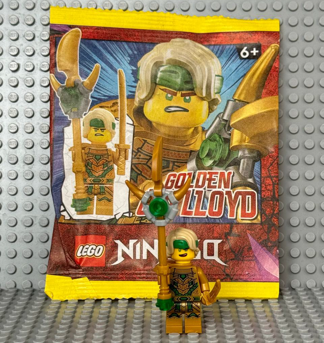 Мініфігурка колекційна LEGO Ninjago 892297 Lloyd Golden Oni 