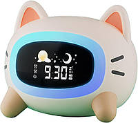 Детский настольный электронный ночник будильник Snoozer Sleep Trainer Clock SG5