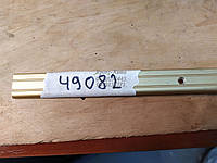 Порожек угловой лестничный золотой анодированное покрытие 20х2х2,70м 000049082